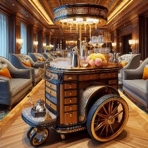 A utility cart for Luxury Hotel-1